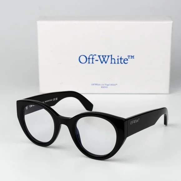 NEW OFF-WHITE EYEGLASSES BLACK WOMEN EYEWEAR OFF-WHITE OERJ041 STYLE 41 1000 Buy Off-White Eyewear: Streetwear Sunglasses & Optical  main image 4